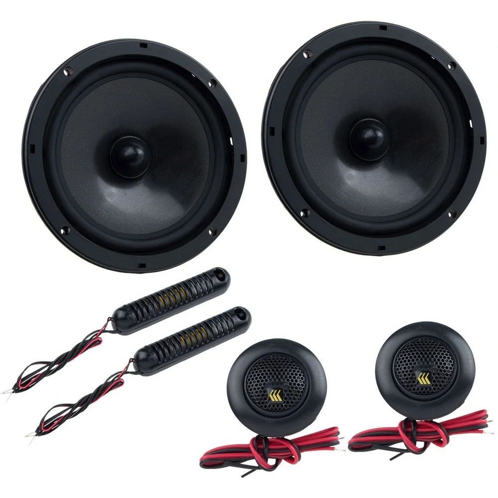 Kit Alto-Falante 6 Pol. 2 Vias Black Cs60bk 65W Rms - BRAVOX 97071111