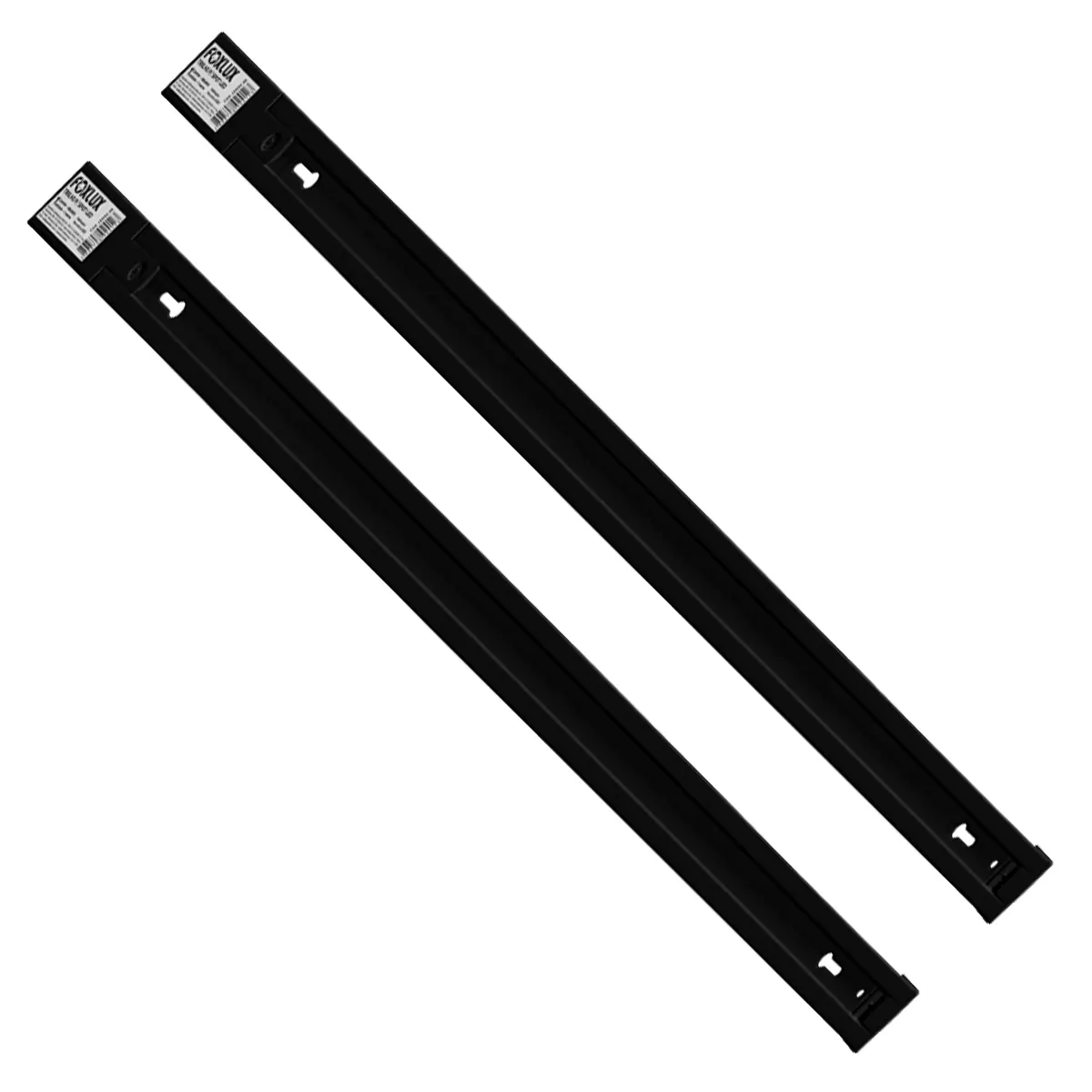 Kit 2 Trilho Para Spot Led Foxlux 1m Preto