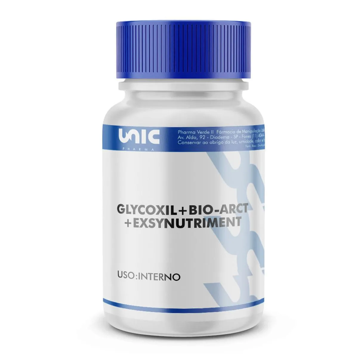 Glycoxil + exsynutriment + bio-arct com selo de autenticidade 30 Cápsulas