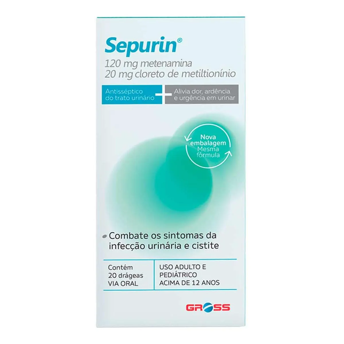 Sepurin Gross Caixa 20 Drágeas