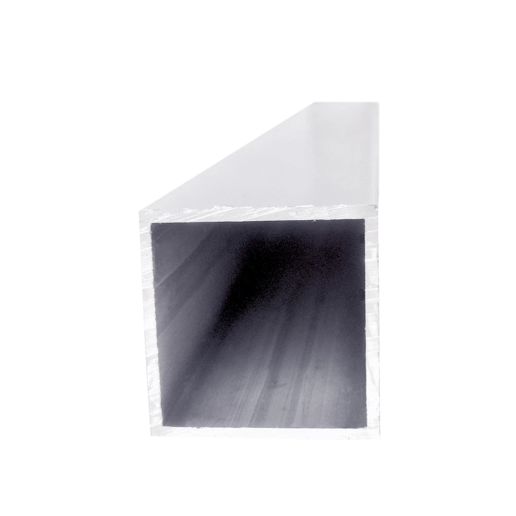Perfil Tubo Quadrado Alumínio 1m x 19,05mm Branco Decal