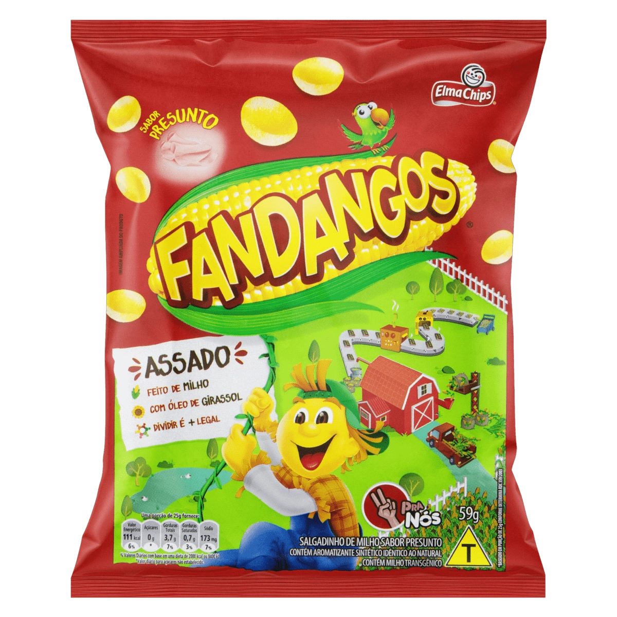Salgadinho Fandangos Presunto