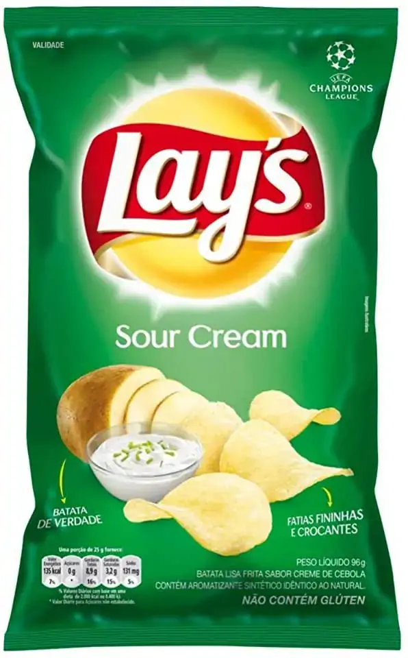 Batata Lay S Sour Cream Cebola