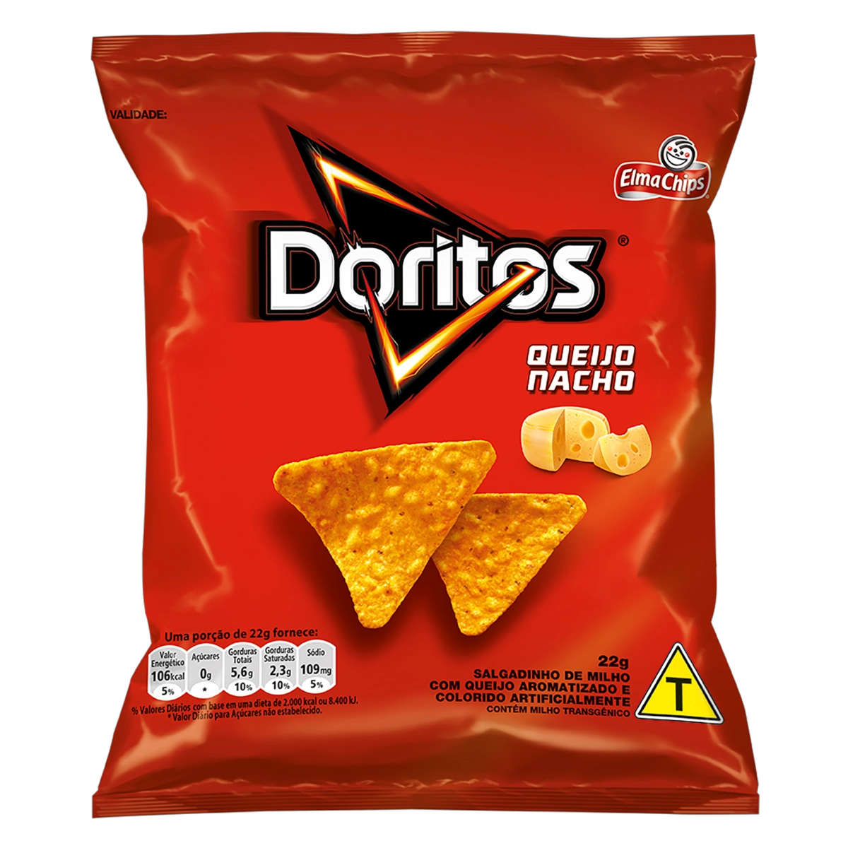 Salgadinho De Milho Queijo Nacho Doritos Pacote 22g