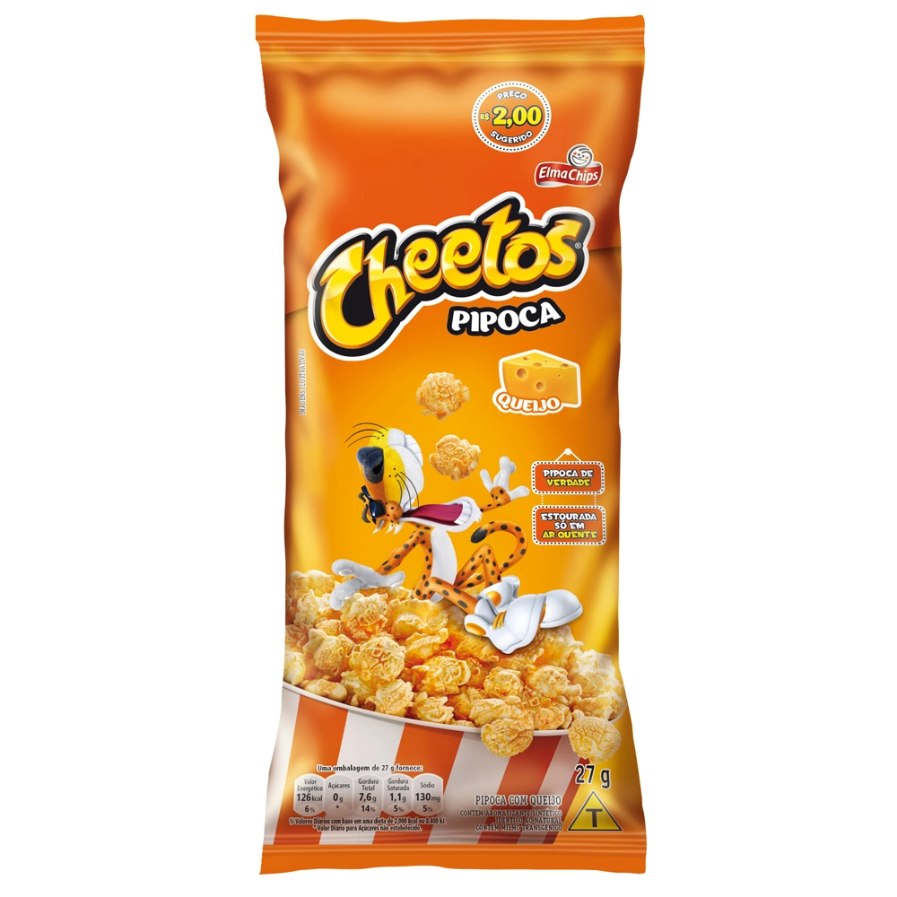 Salg Cheetos Pipoca Queijo 27g