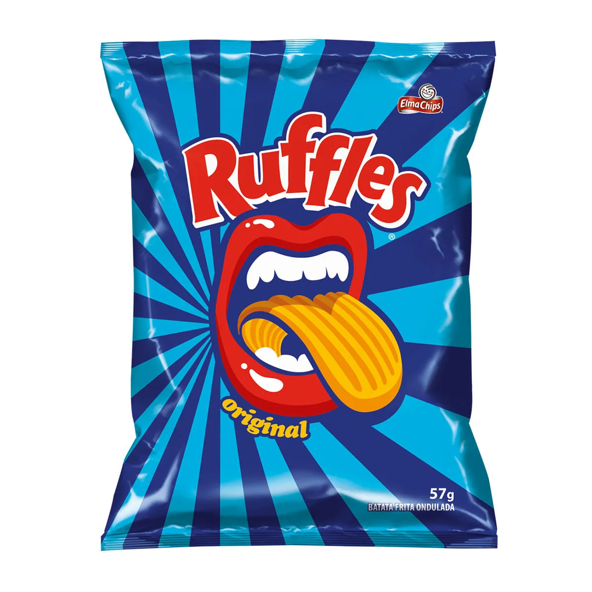 Batata Frita Elma Chips Ondulado Clássica Ruffles 57g