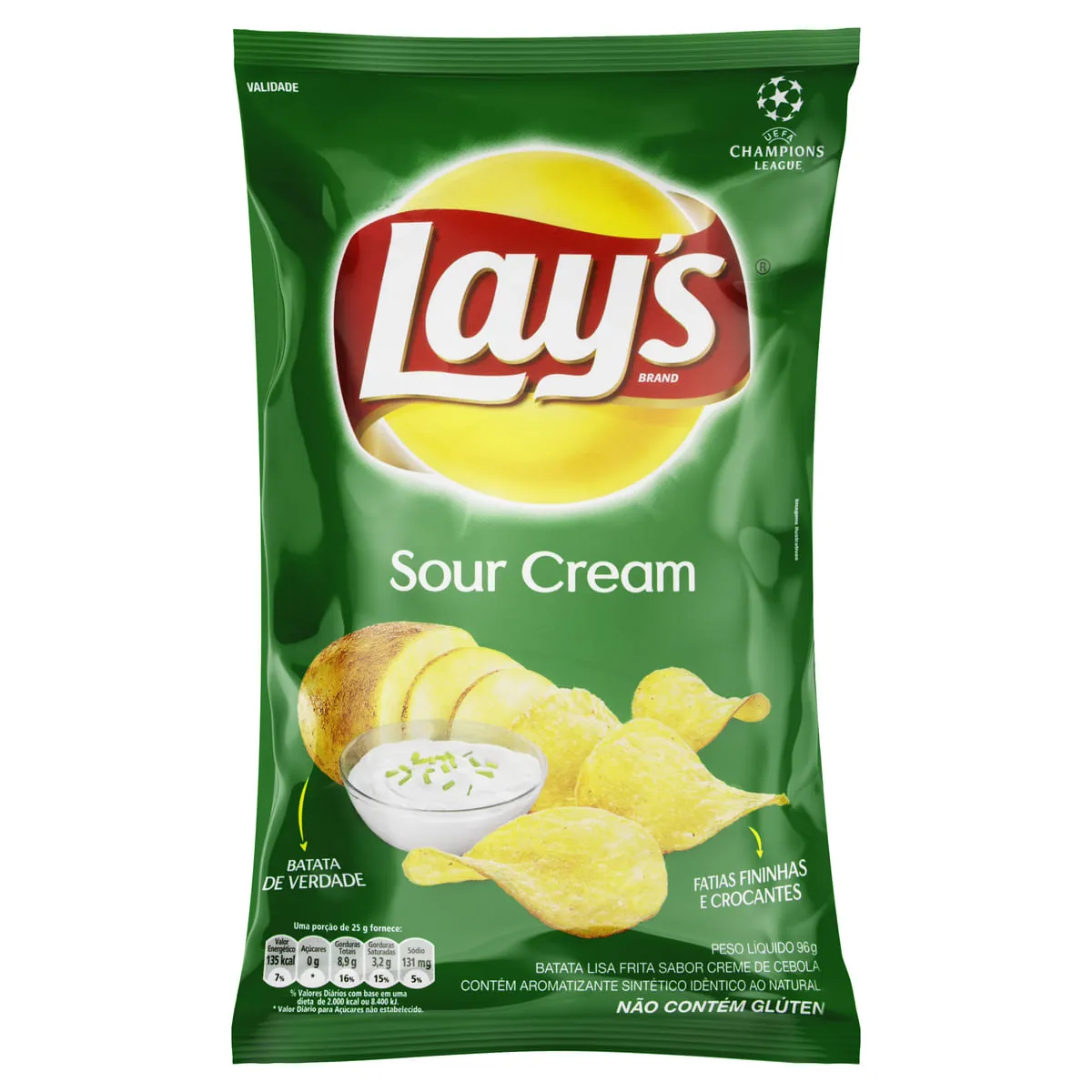 Batata Lay's Sour Cream 96g