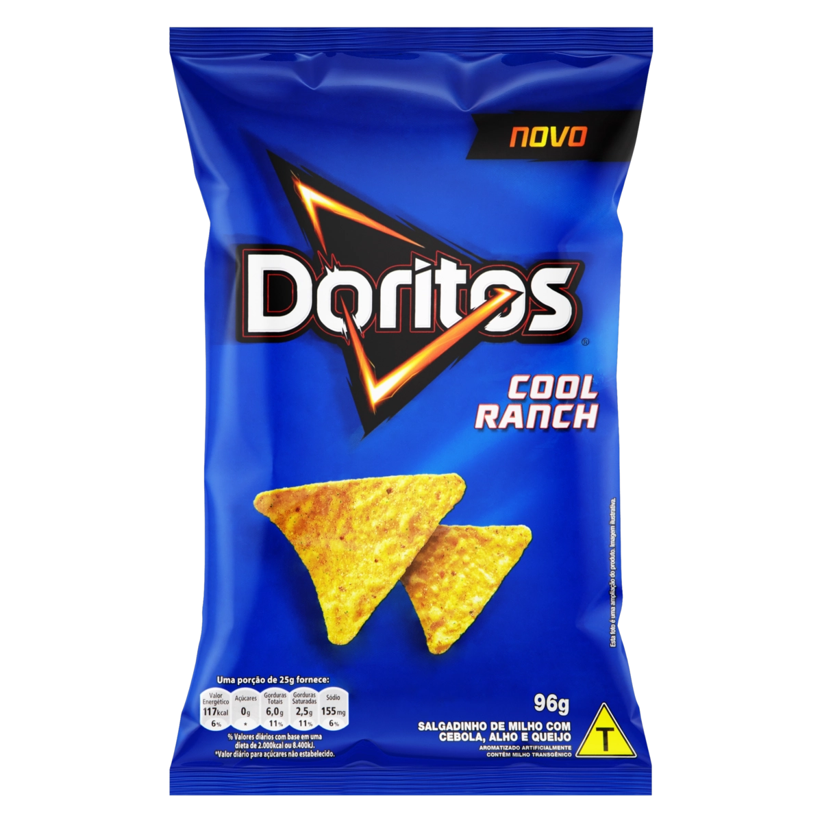 Salgadinho De Milho Cool Ranch Doritos Pacote 96g