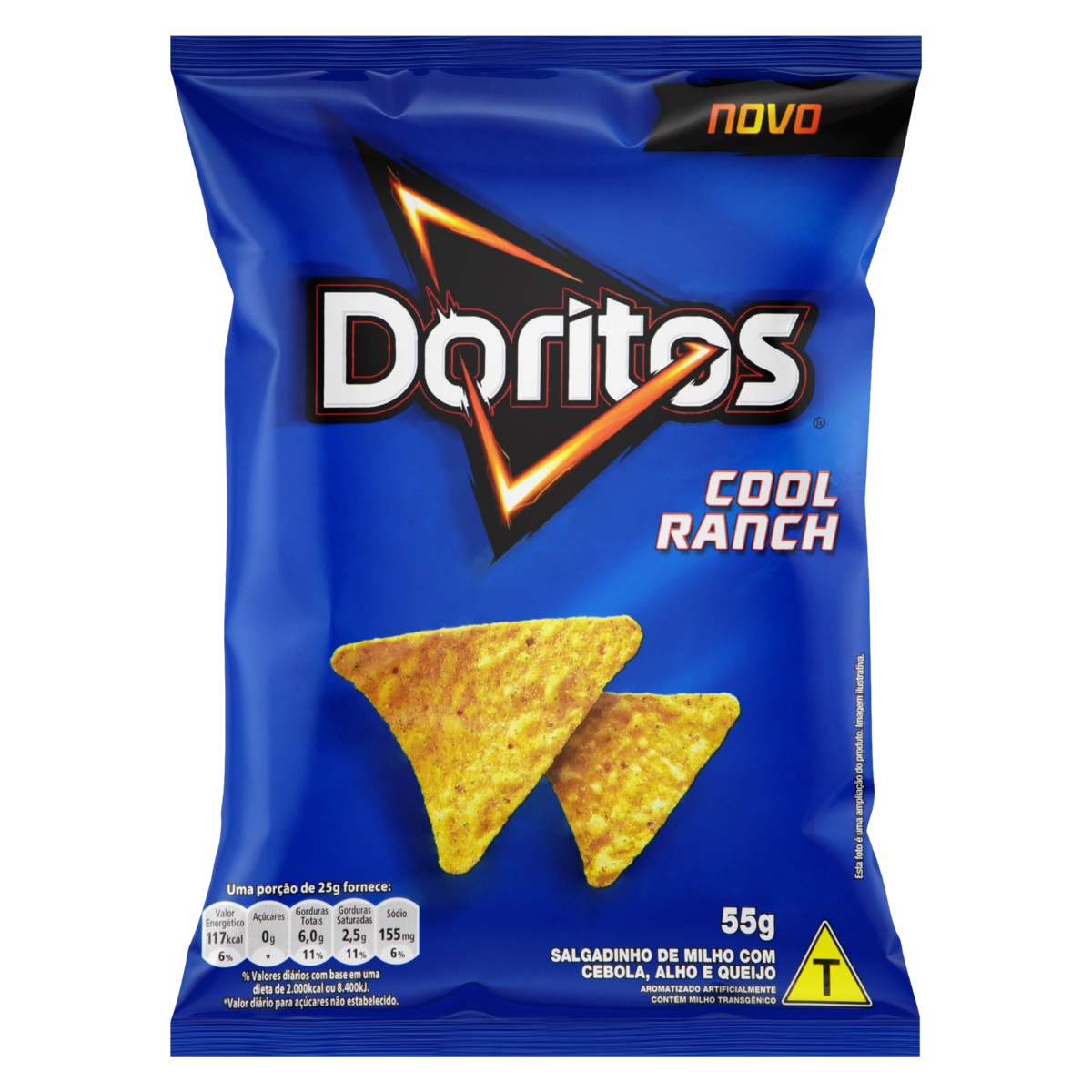 Salgadinho De Milho Cool Ranch Doritos Pacote 55g