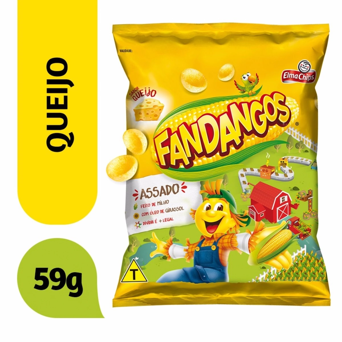 Salgadinho Fandangos E.chips 44g Queijo