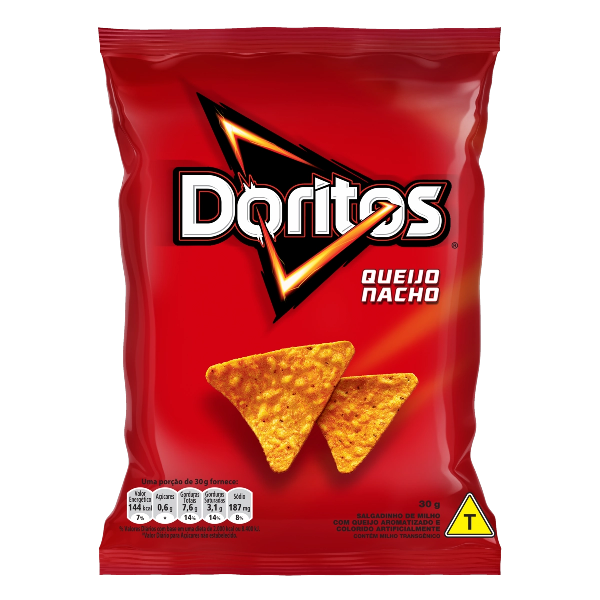 Salgadinho De Milho Queijo Nacho Doritos Pacote 30G