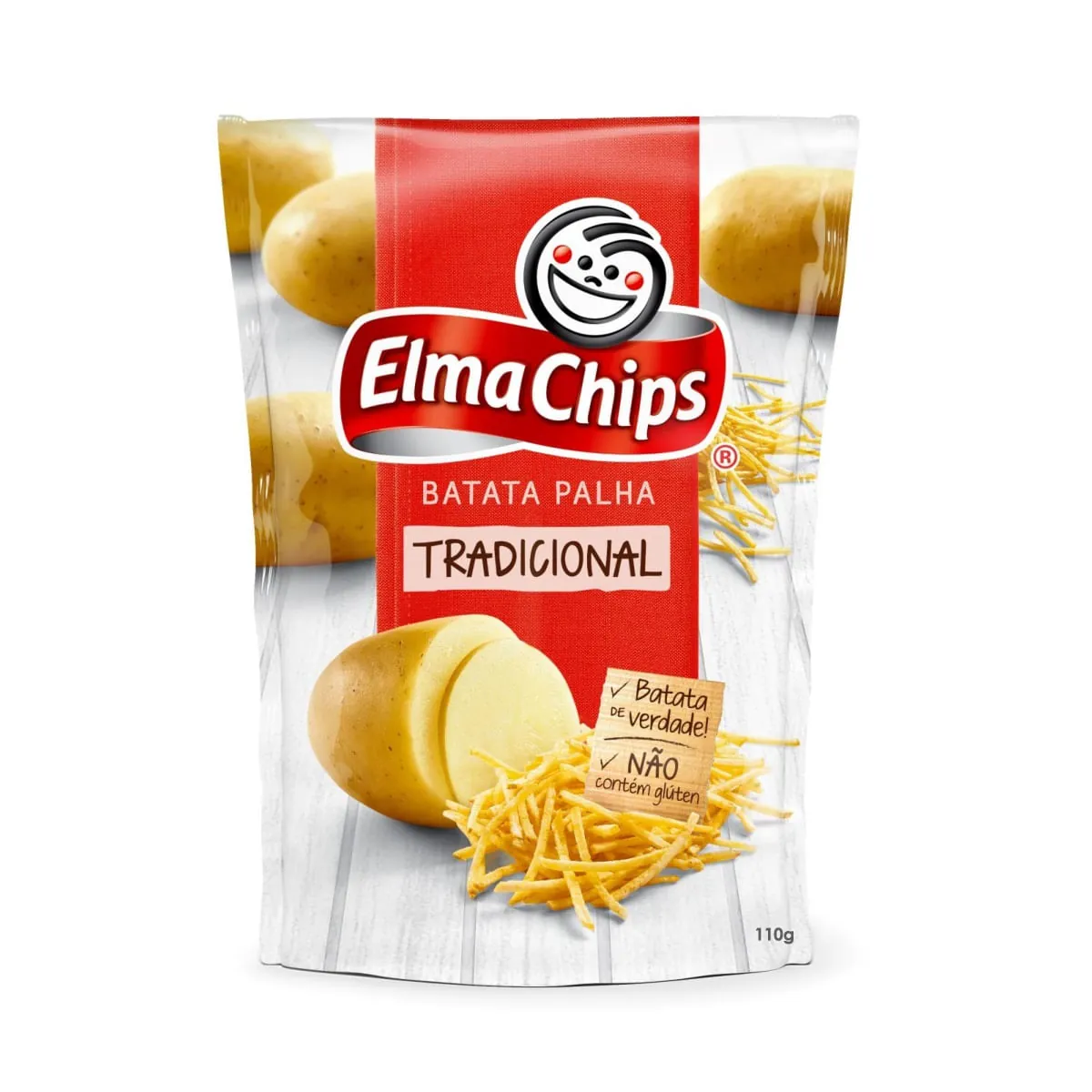 Batata Palha Tradicional Elma Chips Sachê 110g