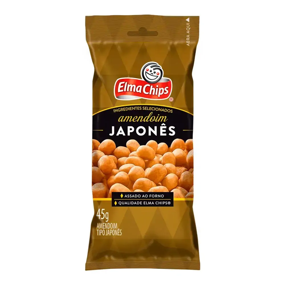 Amendoim Japonês Elma Chips Pacote 45g