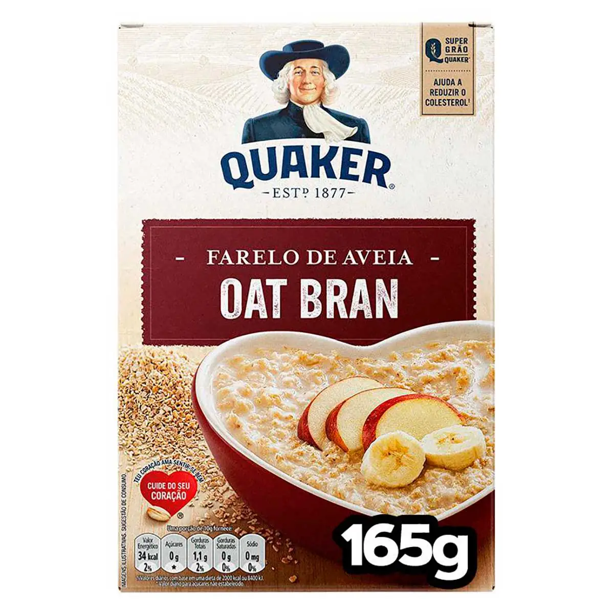 Farelo de Aveia Quaker Caixa 165g