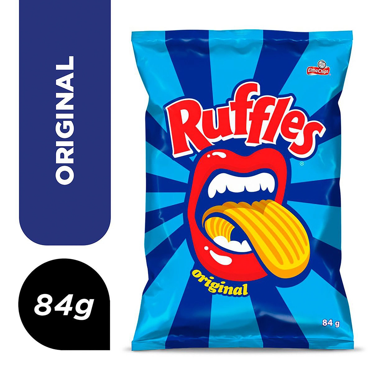 Batata Frita Ondulada Original Elma Chips Ruffles Pacote 84g