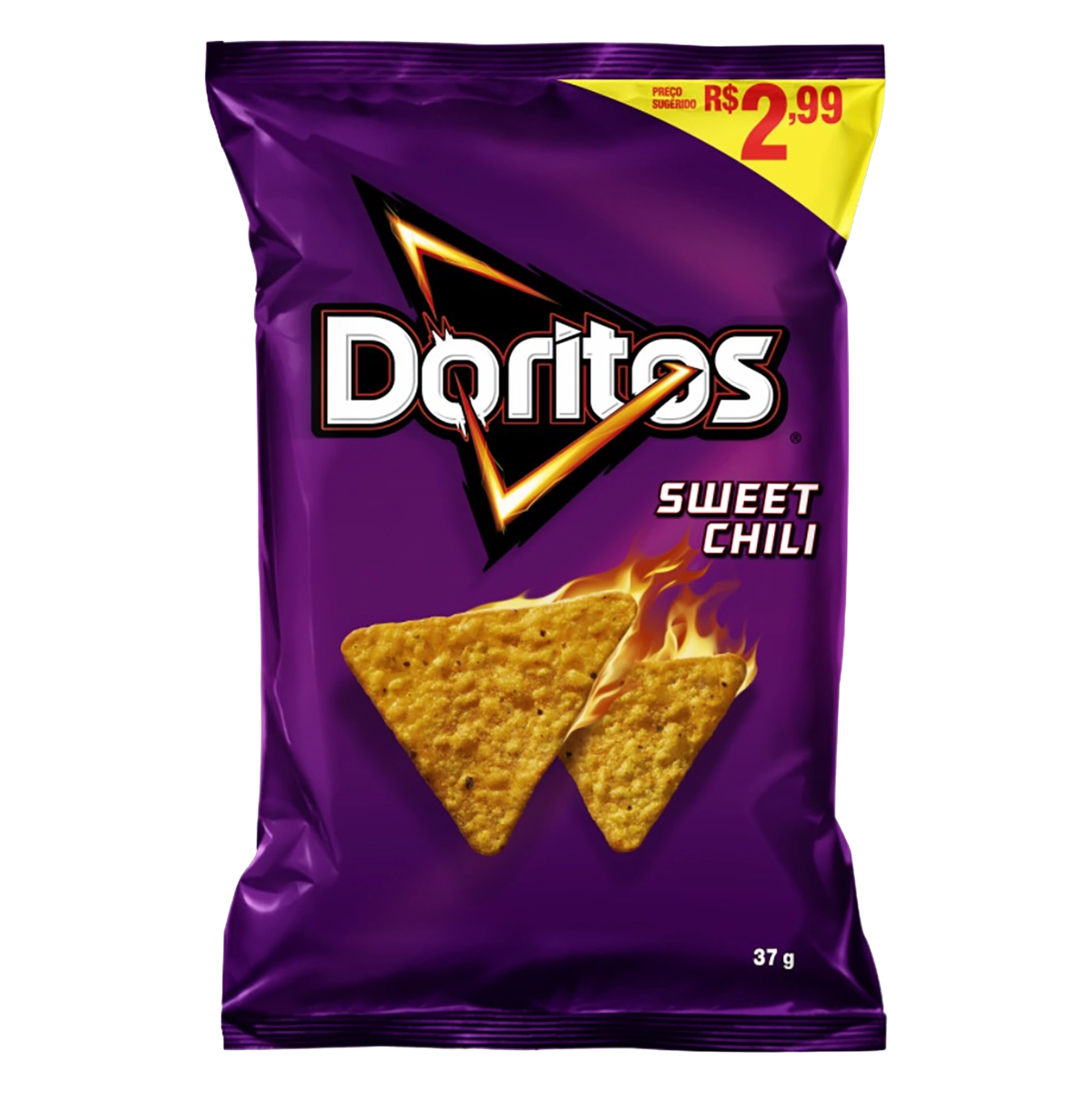 Salgadinho De Milho Sweet Chili Doritos Pacote 37g