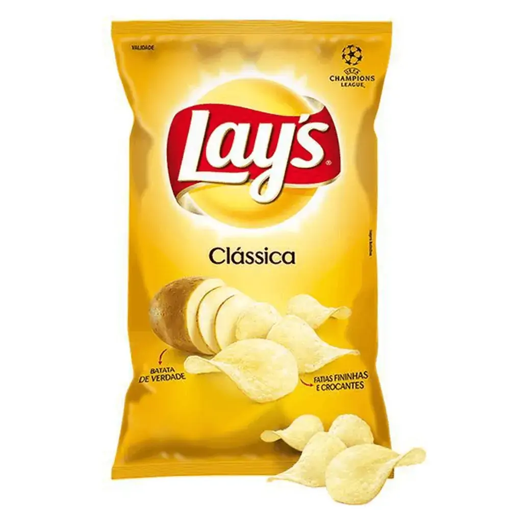 Batata Frita Lisa Clássica Lay's Pacote 80g