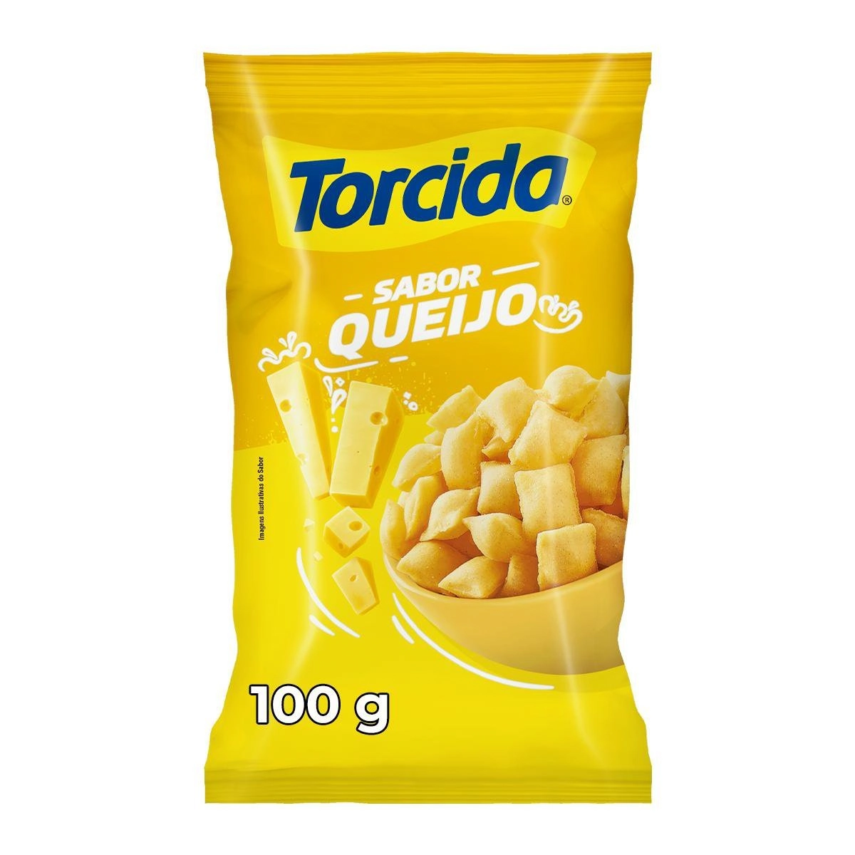 Salgadinho de Trigo Queijo Torcida Pacote 100g
