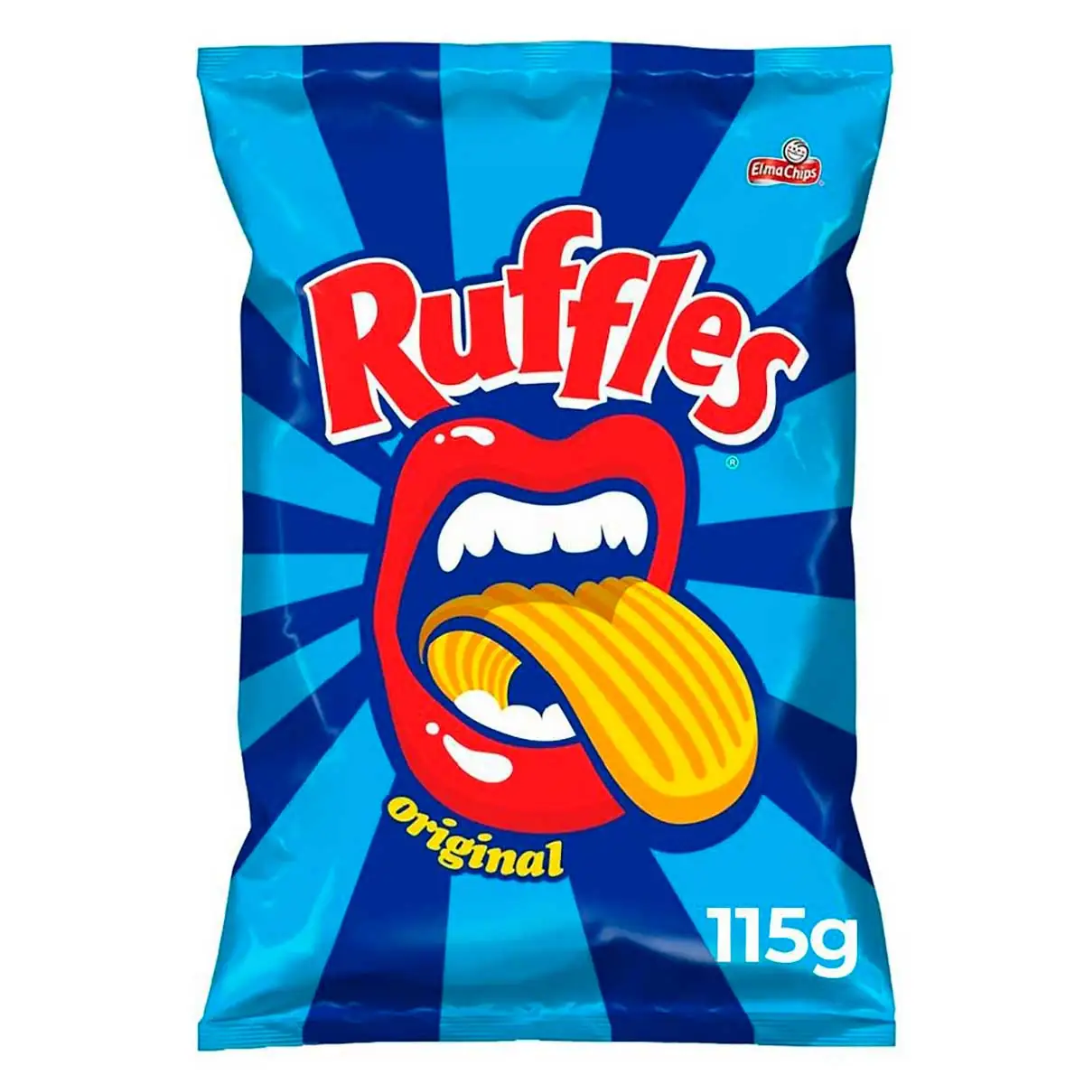 Batata Frita Ondulada Original Elma Chips Ruffles 115g