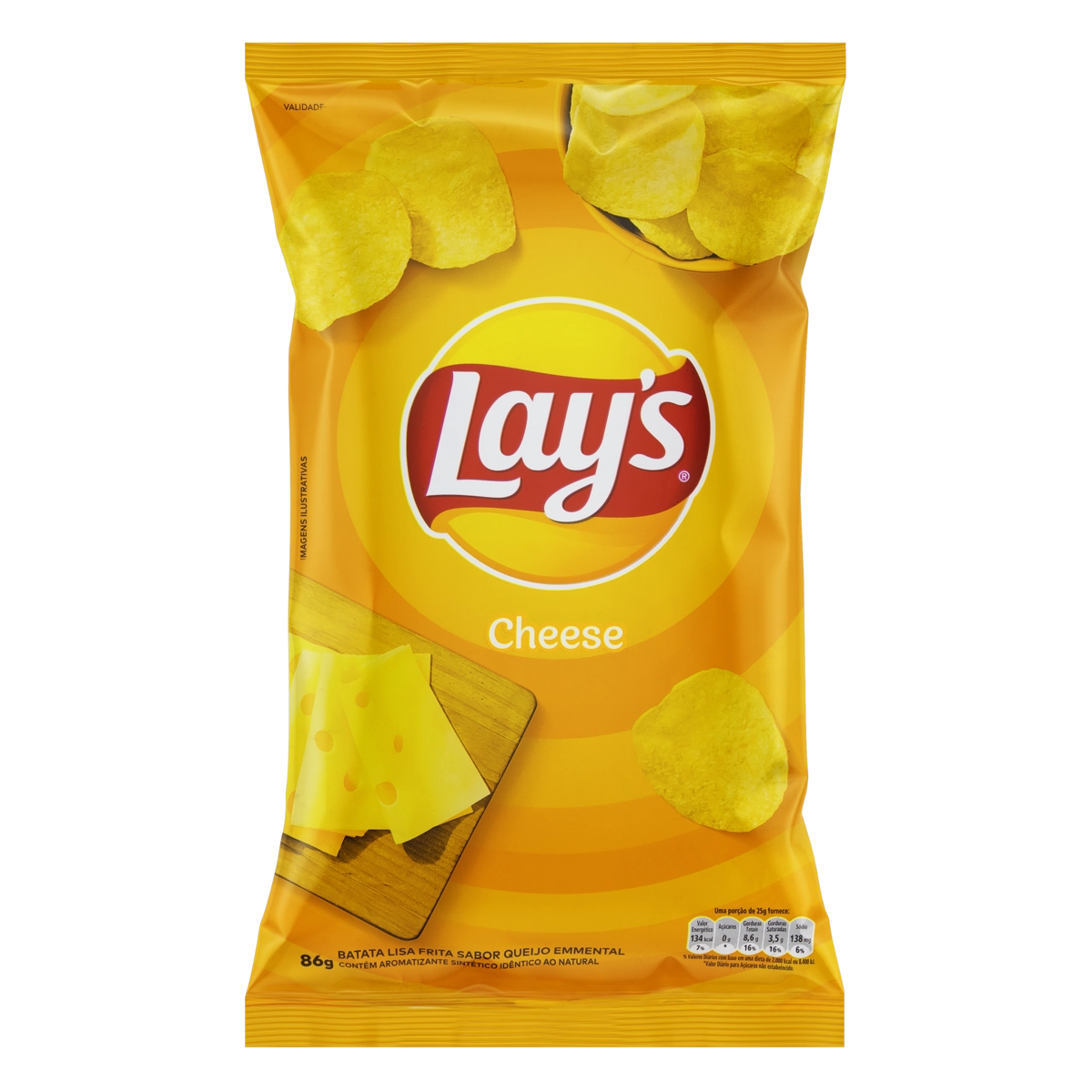 Batata Frita Lisa Cheese Lays Pacote 80g