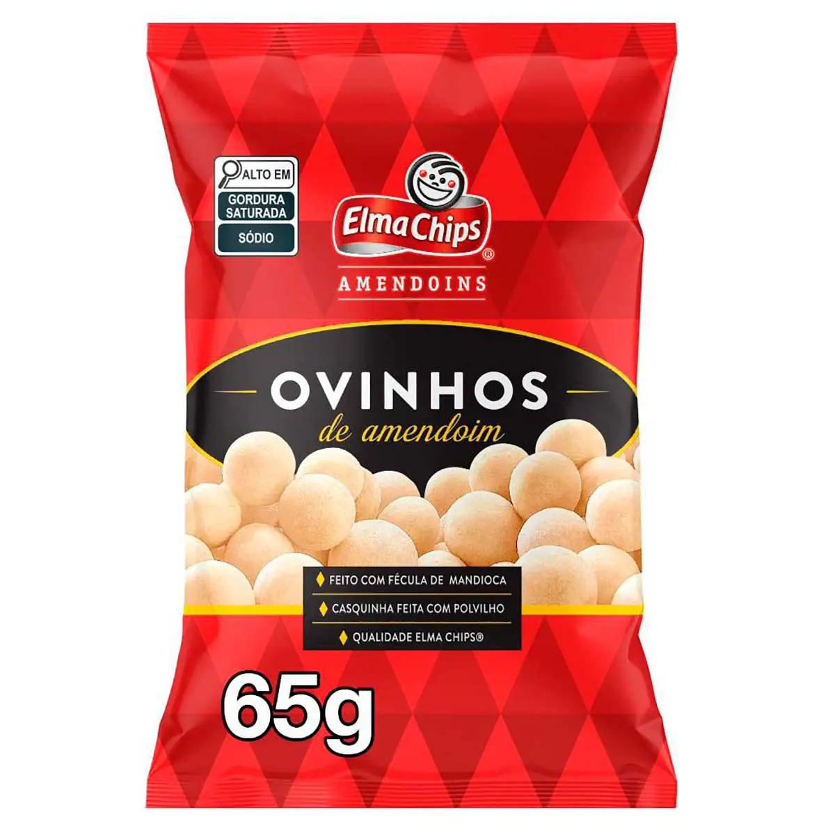 Ovinhos De Amendoim Elma Chips 65g