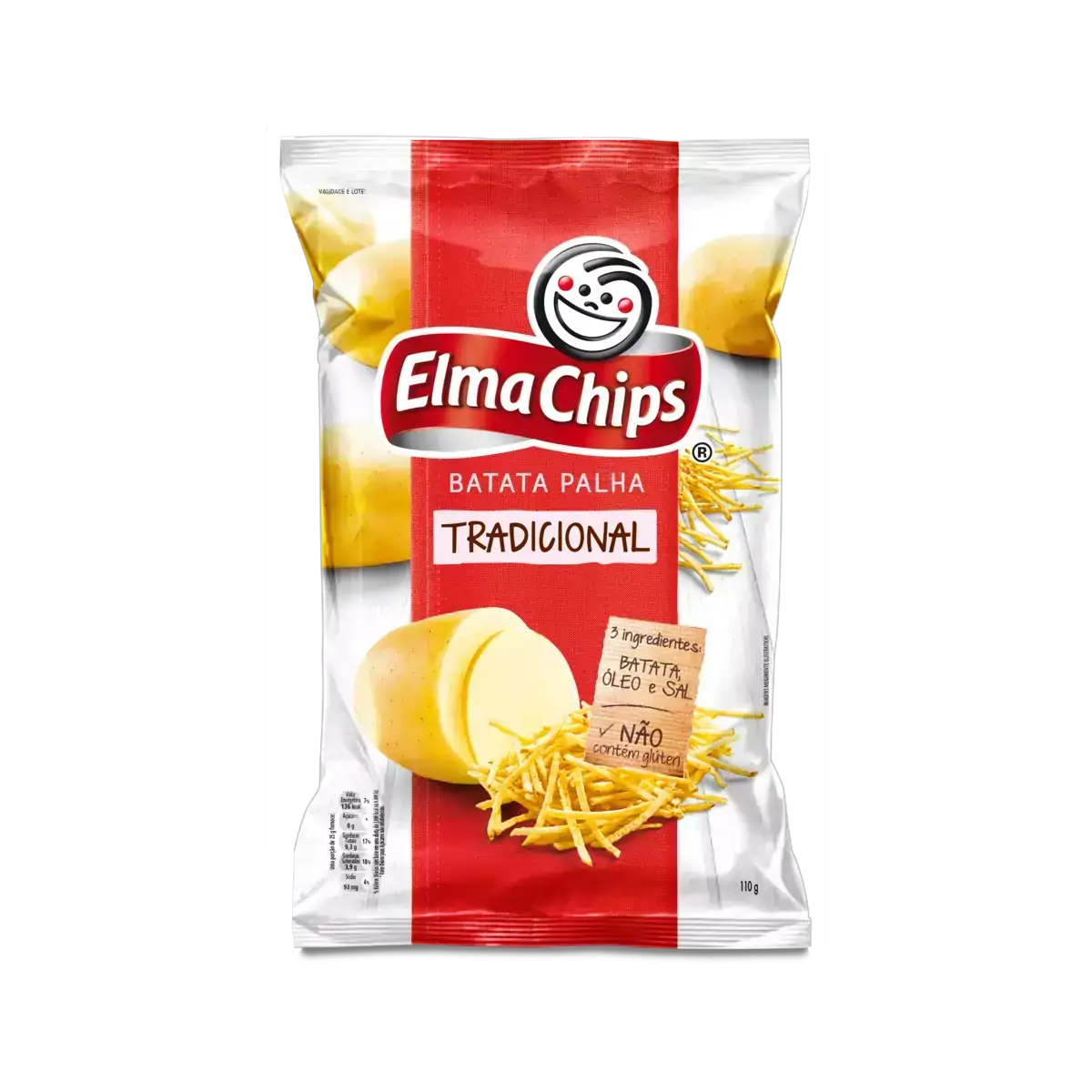 Batata Palha Tradicional Elma Chips Sachê 110G