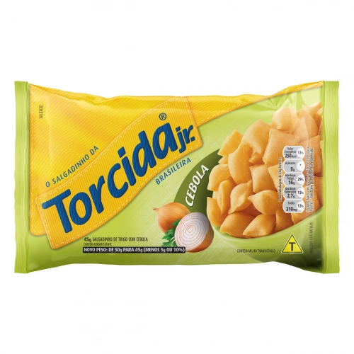 Salgadinho de Trigo Cebola Torcida Pacote 45g
