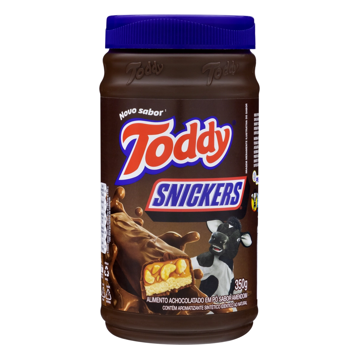 Achocolatado Pó Snickers Toddy Pote 350g