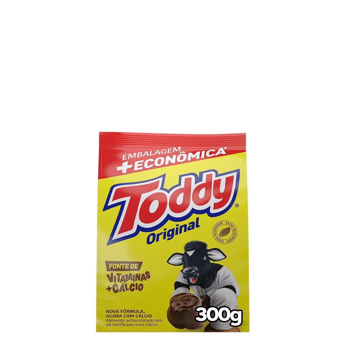 Achocolatado Pó Original Toddy Pacote 300g Refil Econômica