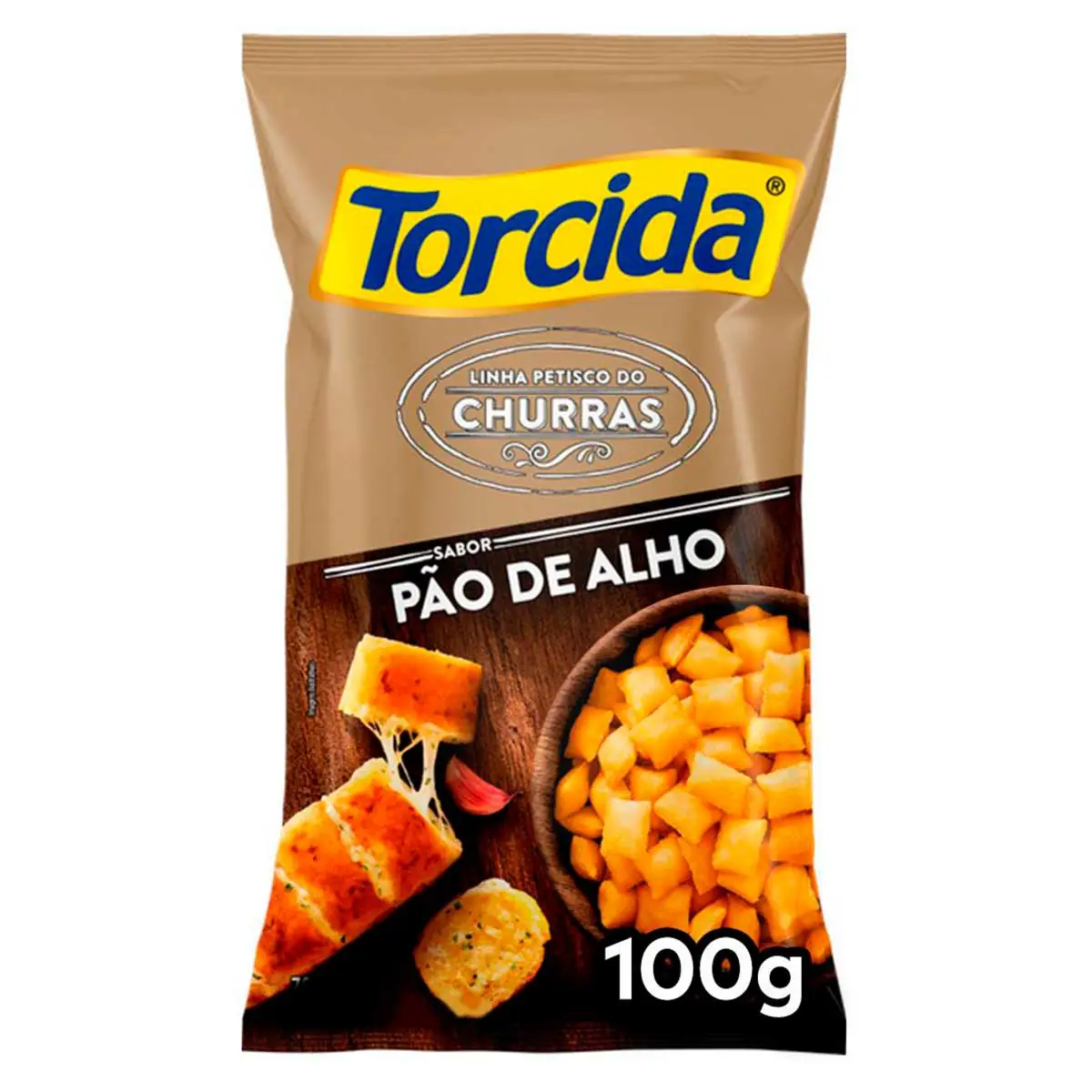 Salgadinho Torcida Sabor Pão de Alho 100g