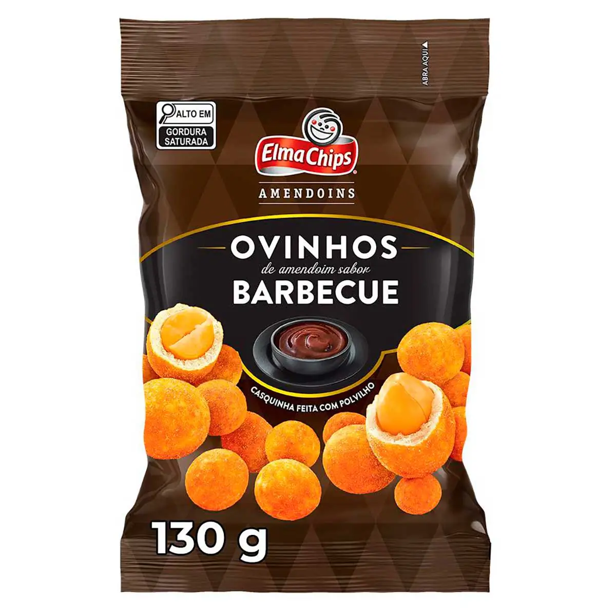 Ovinhos de Amendoim Elma Chips Barbecue 130g