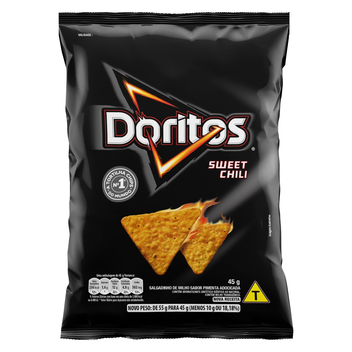 Salgadinho De Milho Sweet Chili Doritos 45G