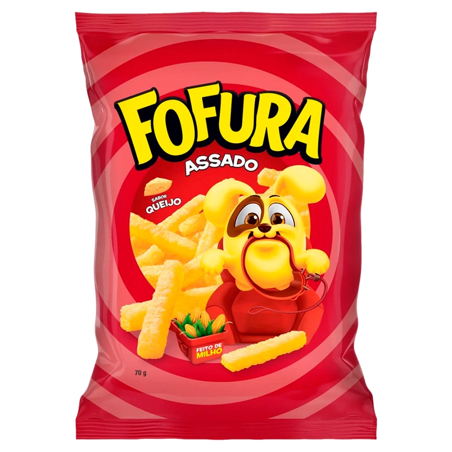 Salgadinho De Milho Queijo Fofura Pacote 70g