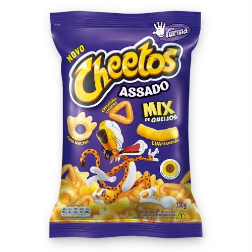 Salgadinho De Milho Mix De Queijos Elma Chips Cheetos Pacotão 95g