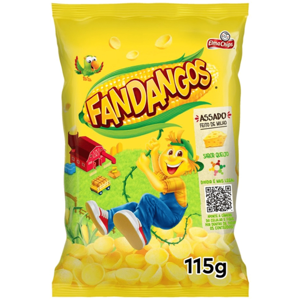 Salgadinho De Milho Queijo Elma Chips Fandangos Pacote 115g