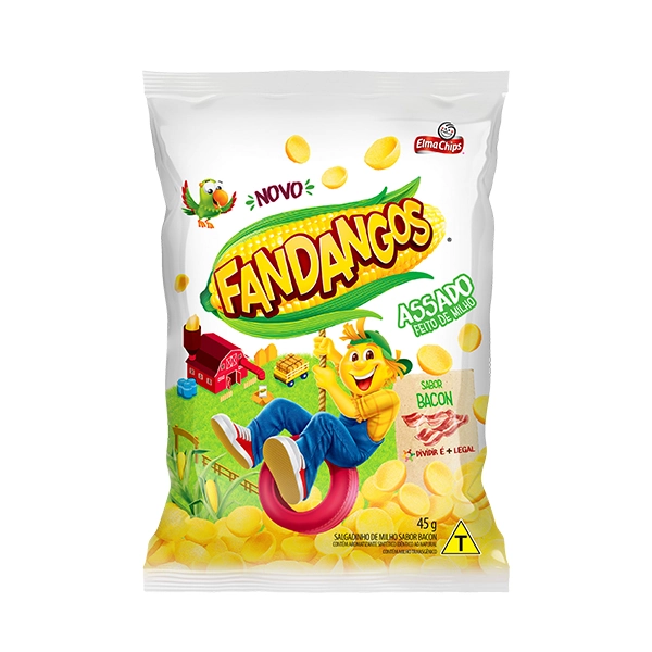 Salgadinho De Milho Bacon Elma Chips Fandangos Pacote 45g