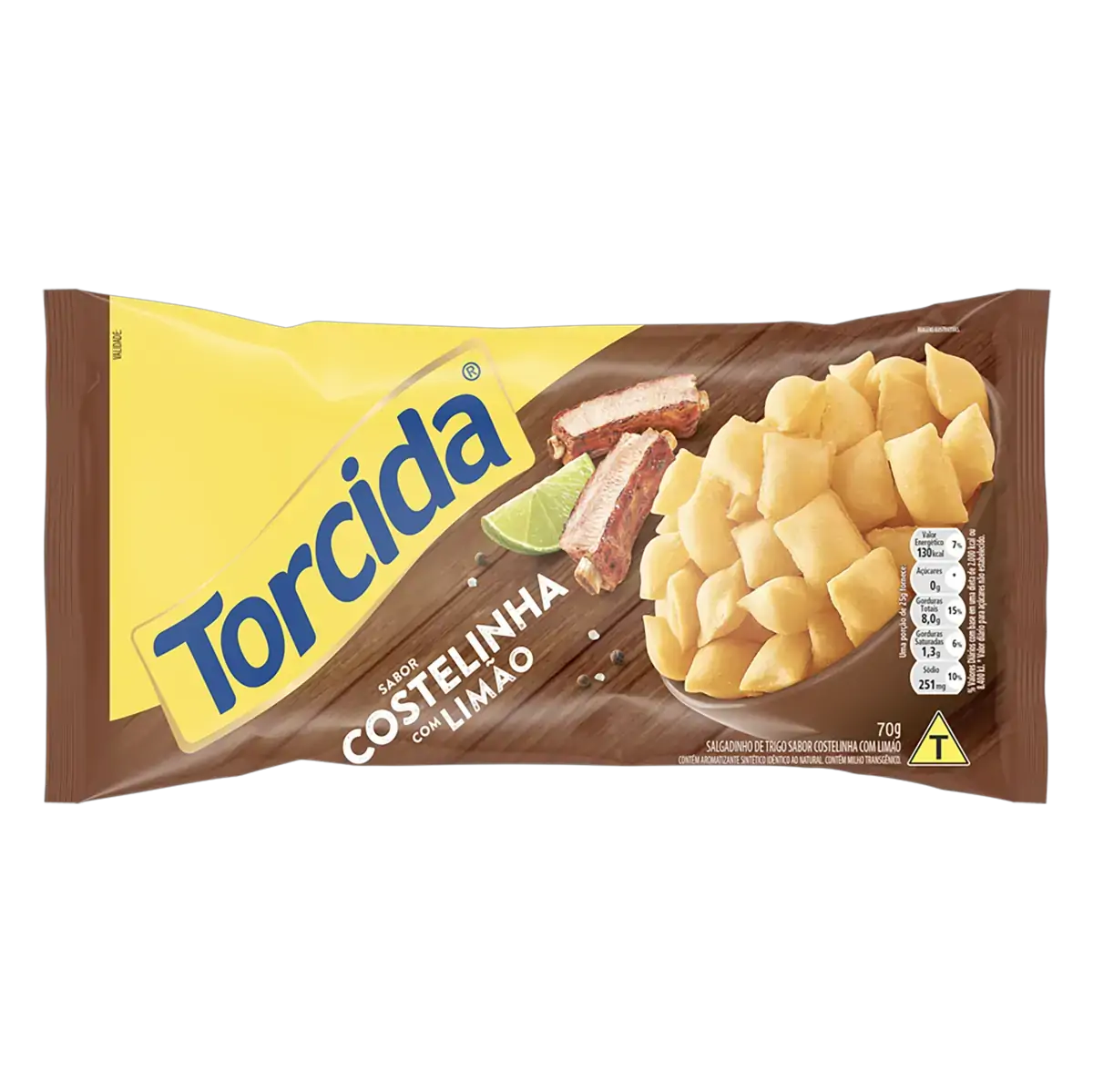 Petisco Torcida 70g Costelinha C Limao