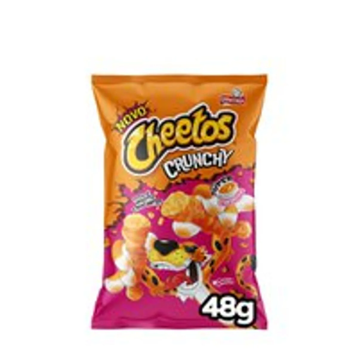 Salgadinho De Milho Crunchy Super Cheddar Elma Chips Cheetos Pacote 48g