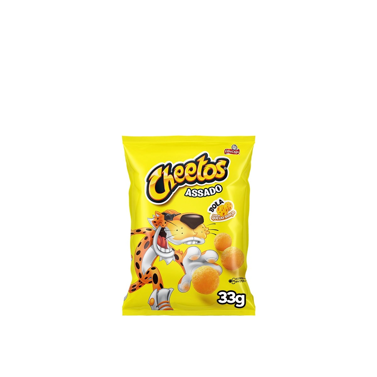 Salgadinho De Milho Bola Queijo Suíço Elma Chips Cheetos Pacote 33g