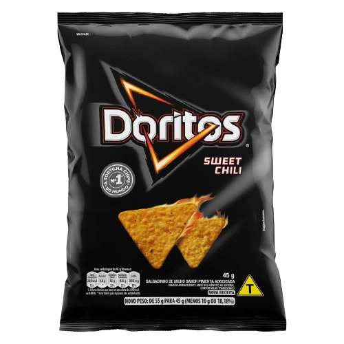 Salgadinho De Milho Sweet Chili Doritos Pacote 32g