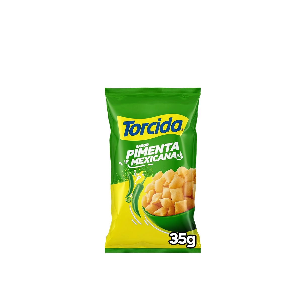 Salgadinho De Trigo Pimenta Mexicana Torcida Pacote 35g