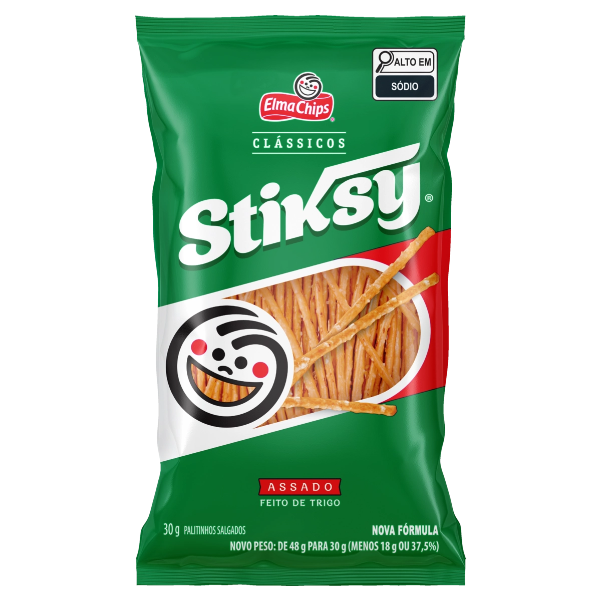 Palitinho De Trigo Elma Chips Stiksy Clássicos Pacote 30g