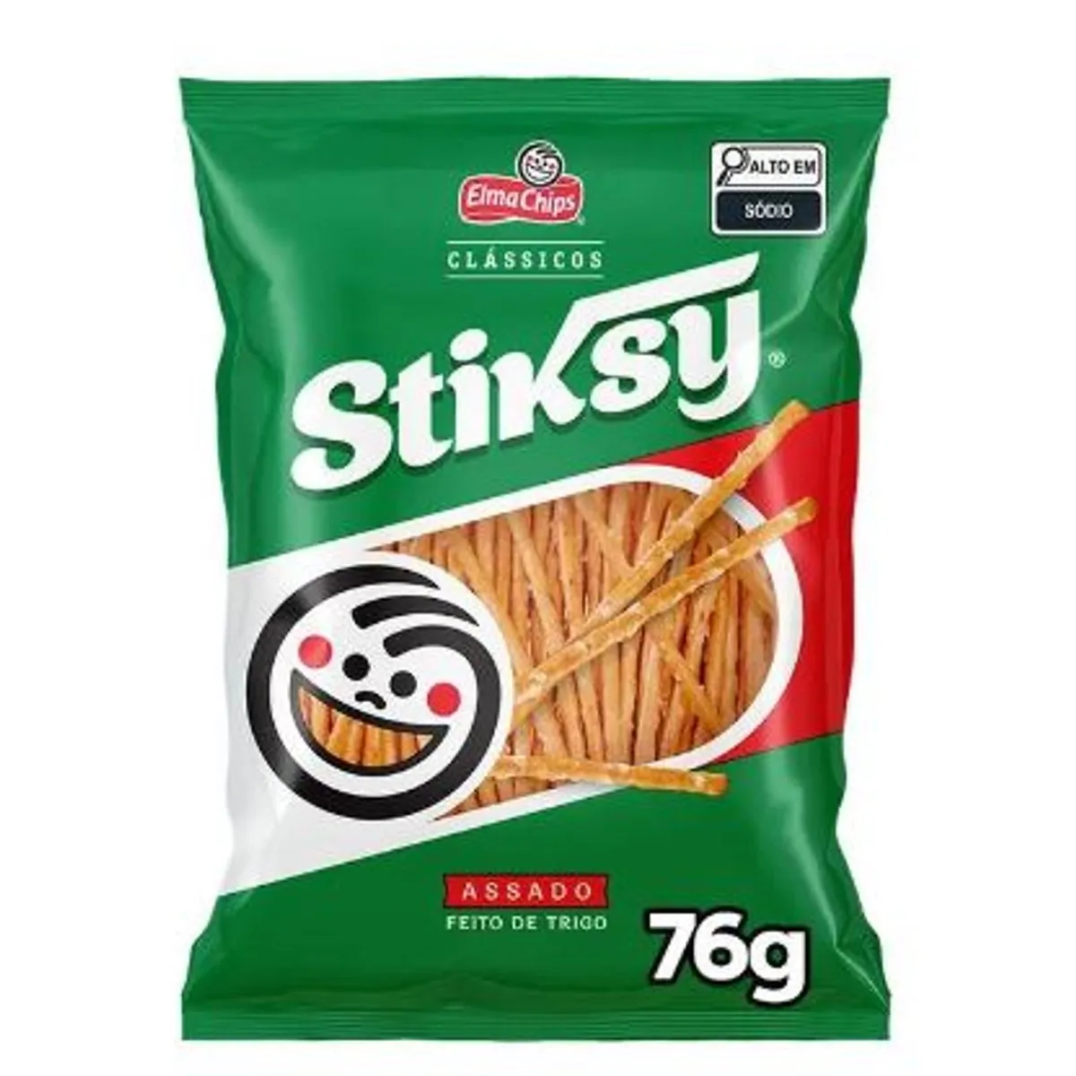 Palitinho De Trigo Elma Chips Stiksy Clássicos Pacote 76g