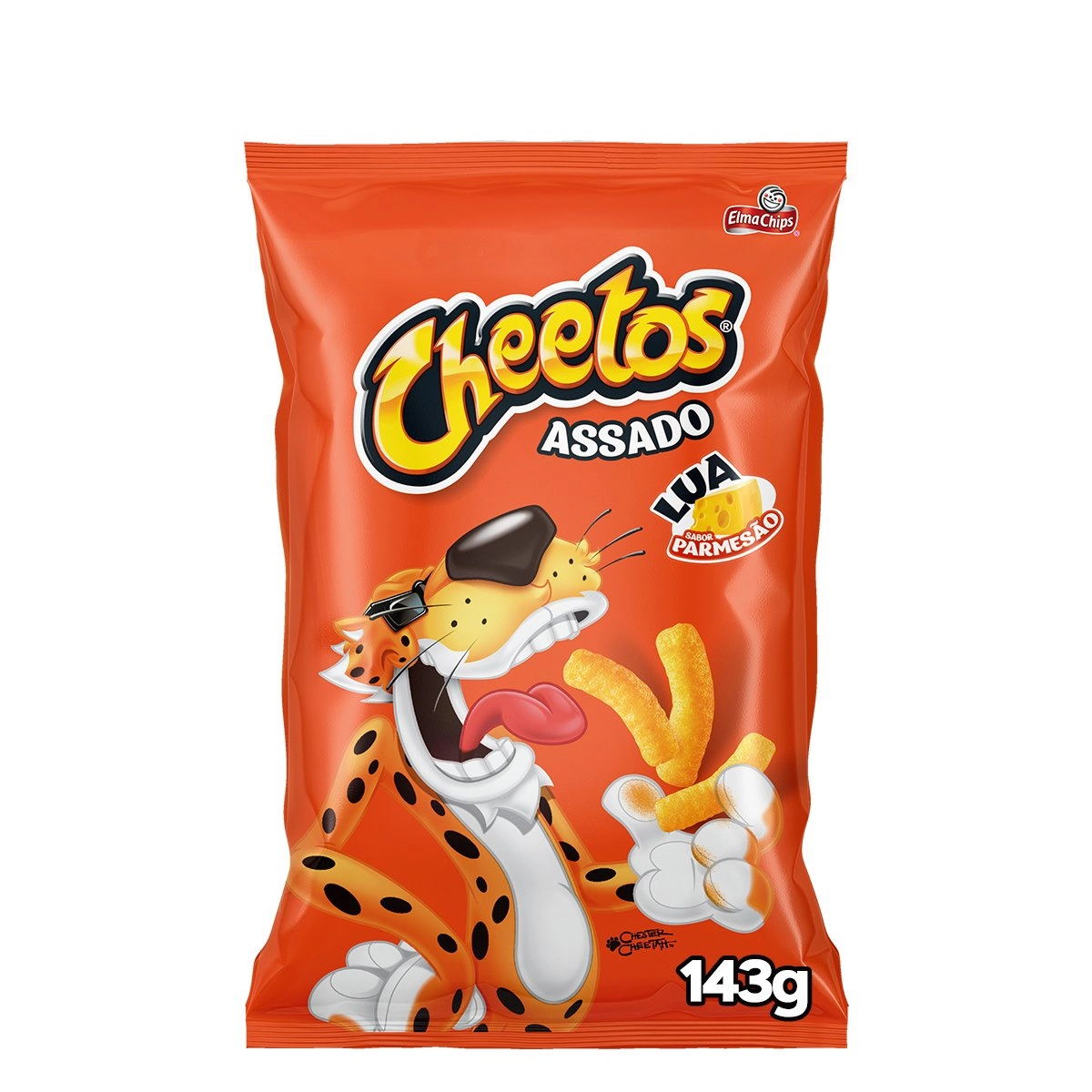 Salgadinho De Milho Lua Parmesão Elma Chips Cheetos Pacote 143g