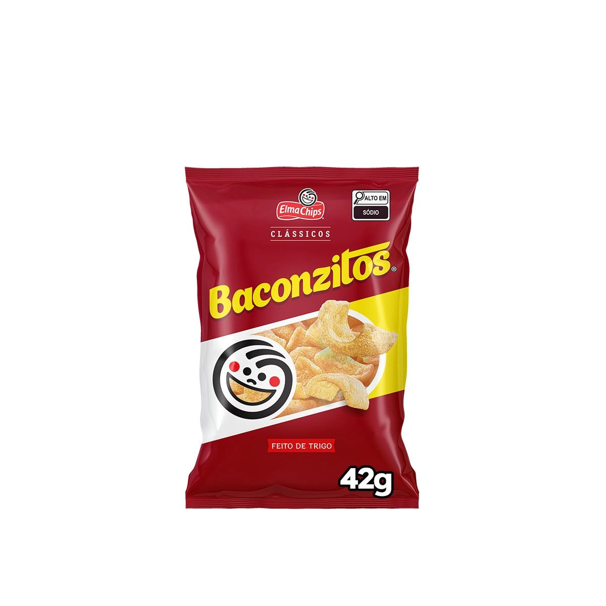 Salgadinho De Trigo Elma Chips Baconzitos Clássicos Pacote 42g