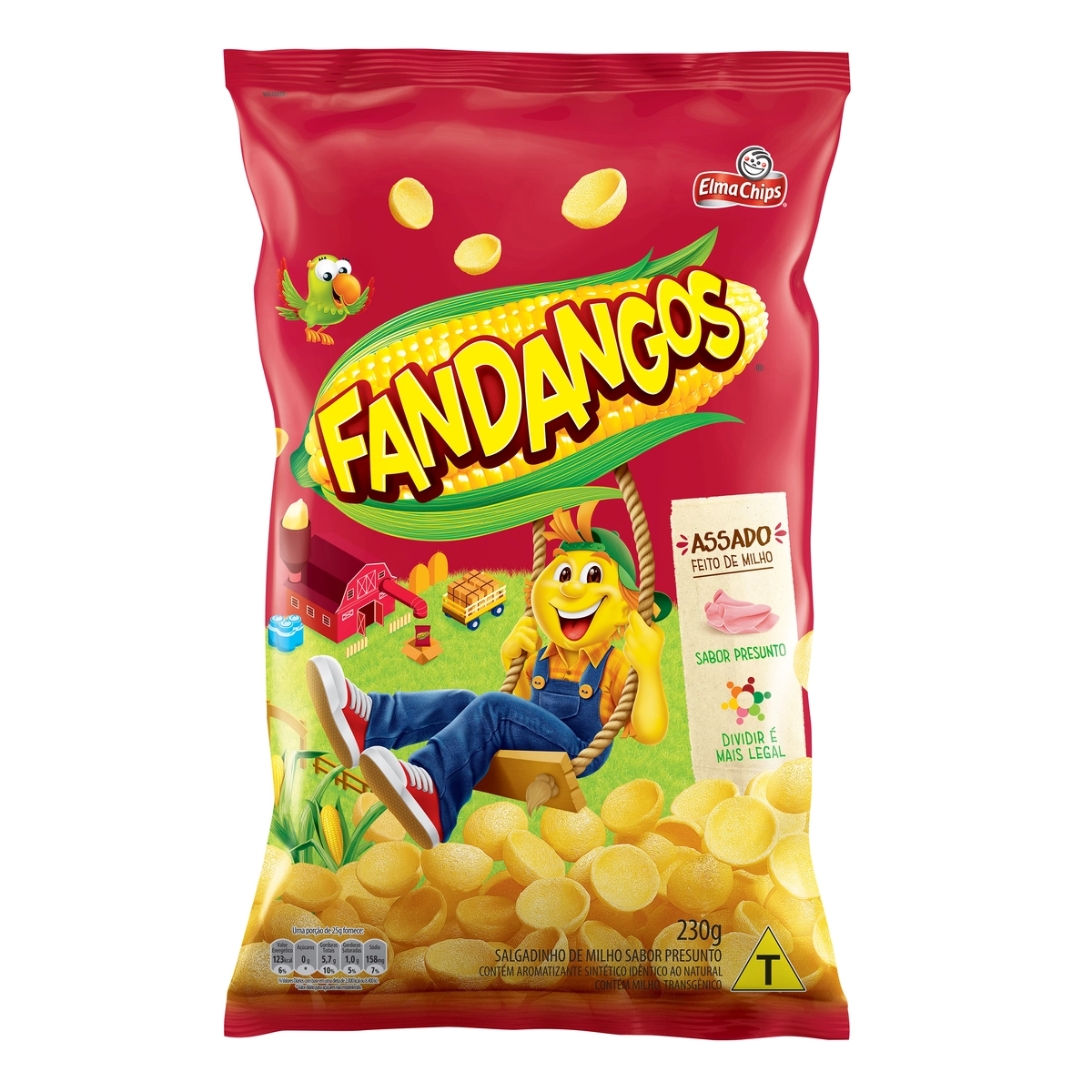 Salgadinho De Milho Presunto Elma Chips Fandangos Pacote 270g