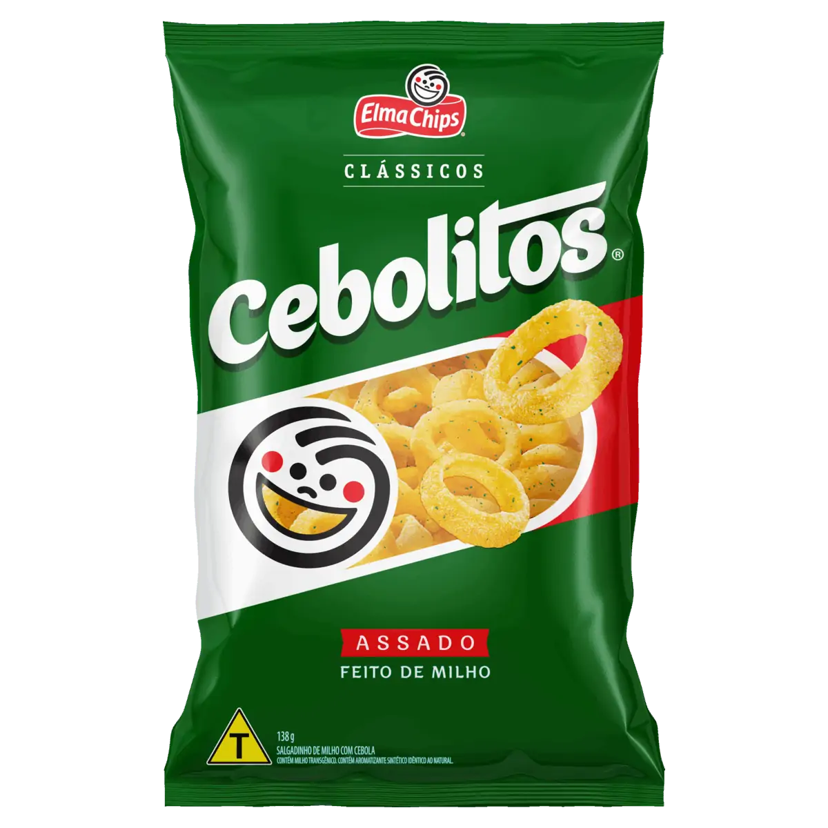 Salgadinho De Milho Elma Chips Cebolitos Clássicos Pacote 138g