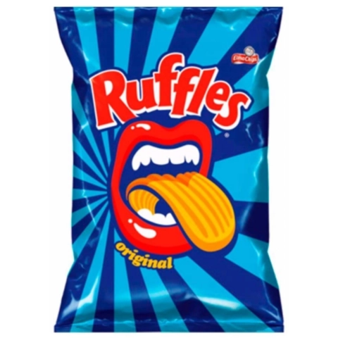Batata Frita Ondulada Original Elma Chips Ruffles Pacote 32g
