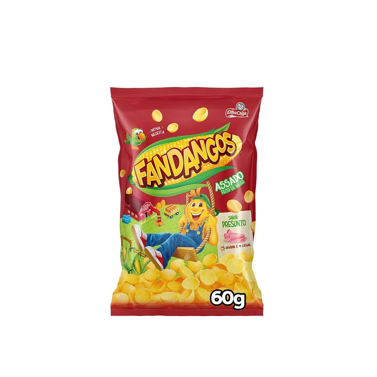 Salgadinho De Milho Presunto Elma Chips Fandangos Pacote 60g