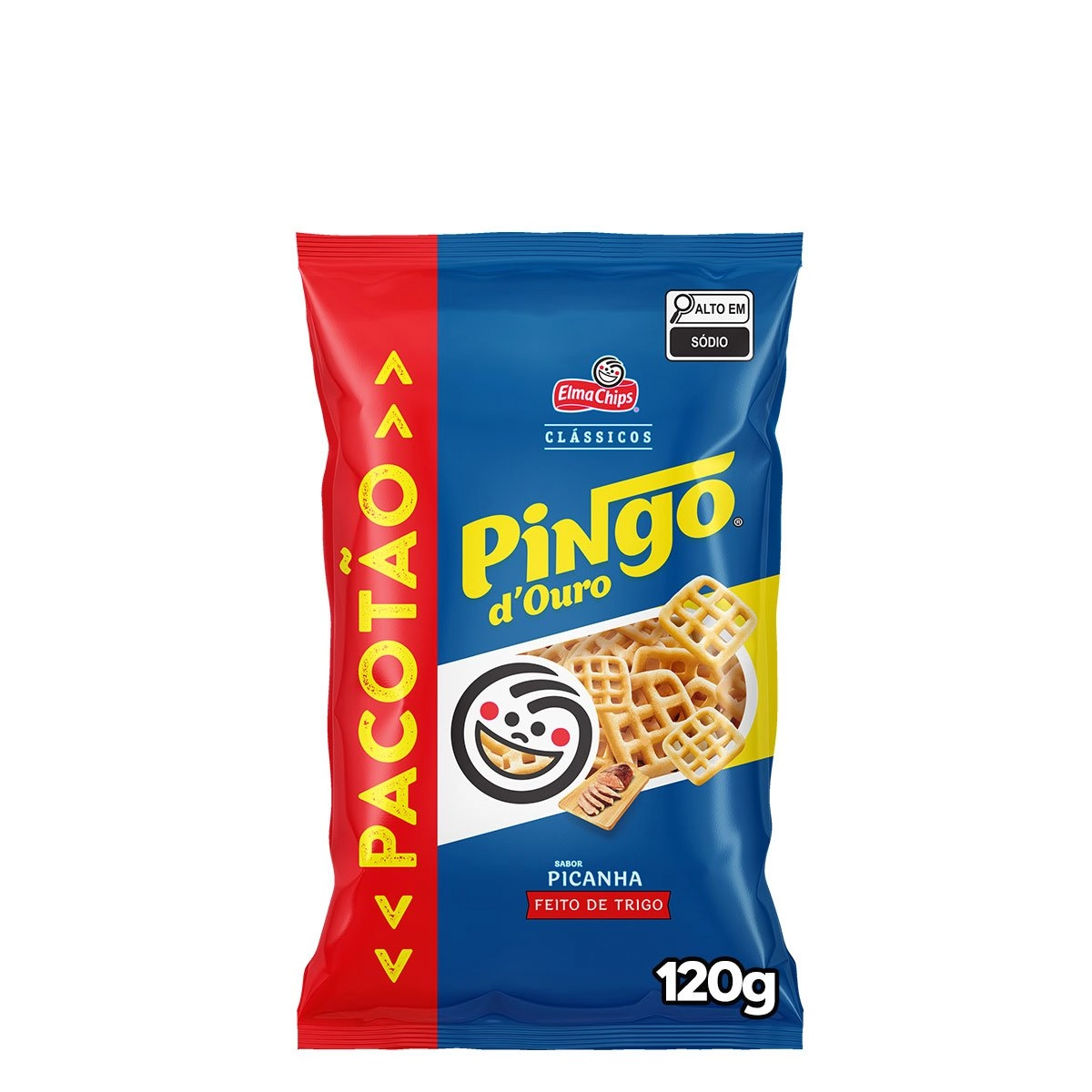 Salgadinho De Trigo Picanha Elma Chips Pingo Douro Clássicos Pacotão 120g